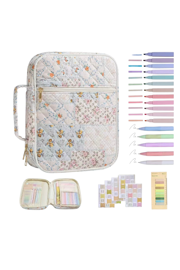 SC - ETA 9/2 - Leah Multi-Print Floral Bible Cover