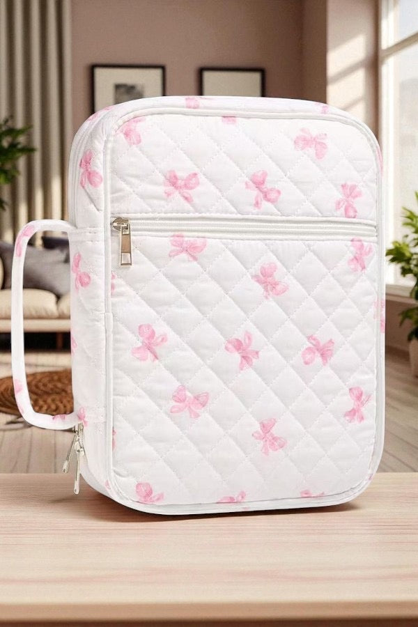 SC - ETA 9/2 - Elise Pink Bow Bible Cover