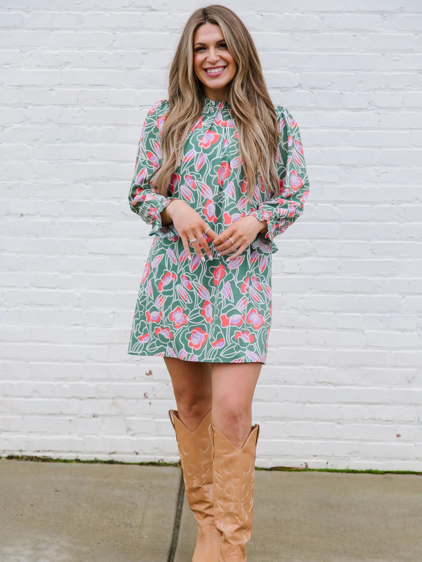 Caroline Dress | Cobble Hill Olive - Michelle McDowell