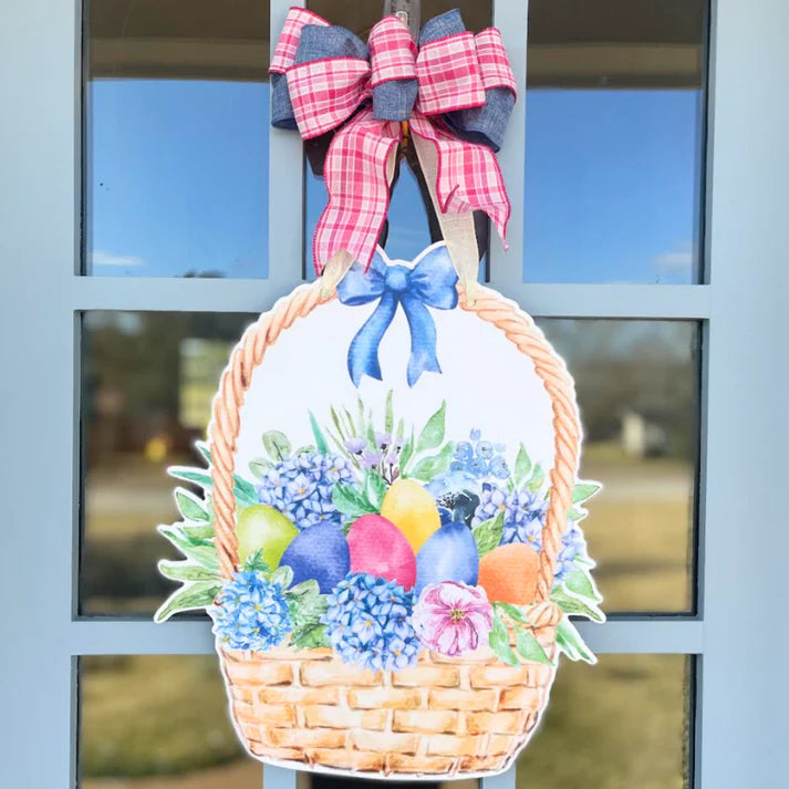 Easter Basket Door Hanger