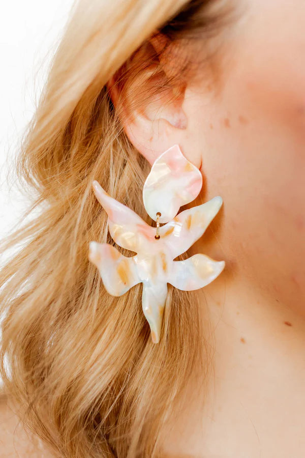 Flora - Rainbow Sherbert Earring