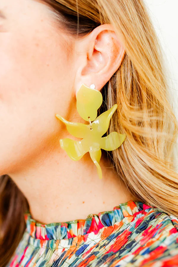 Flora- Citrine Earring