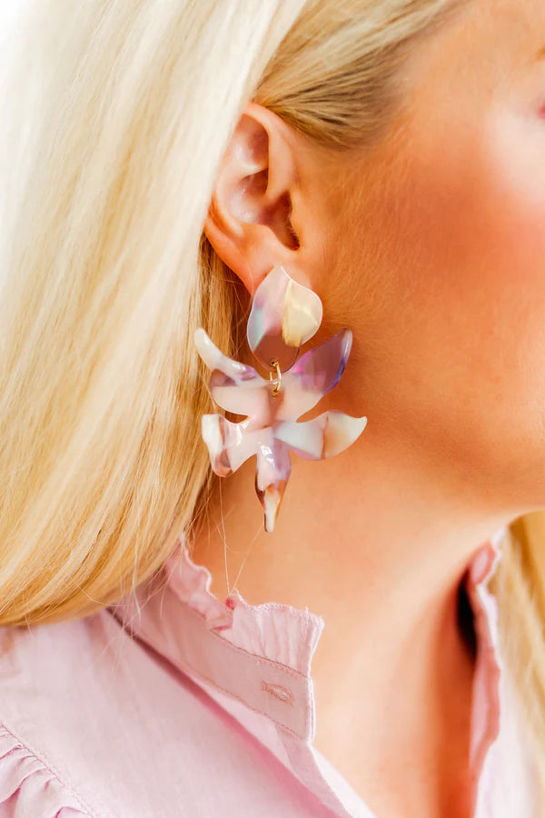 Flora - Lavender Honey Earrings