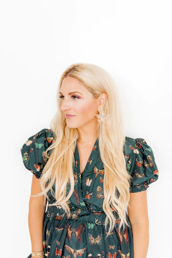 Flora - Gold Confetti Earrings