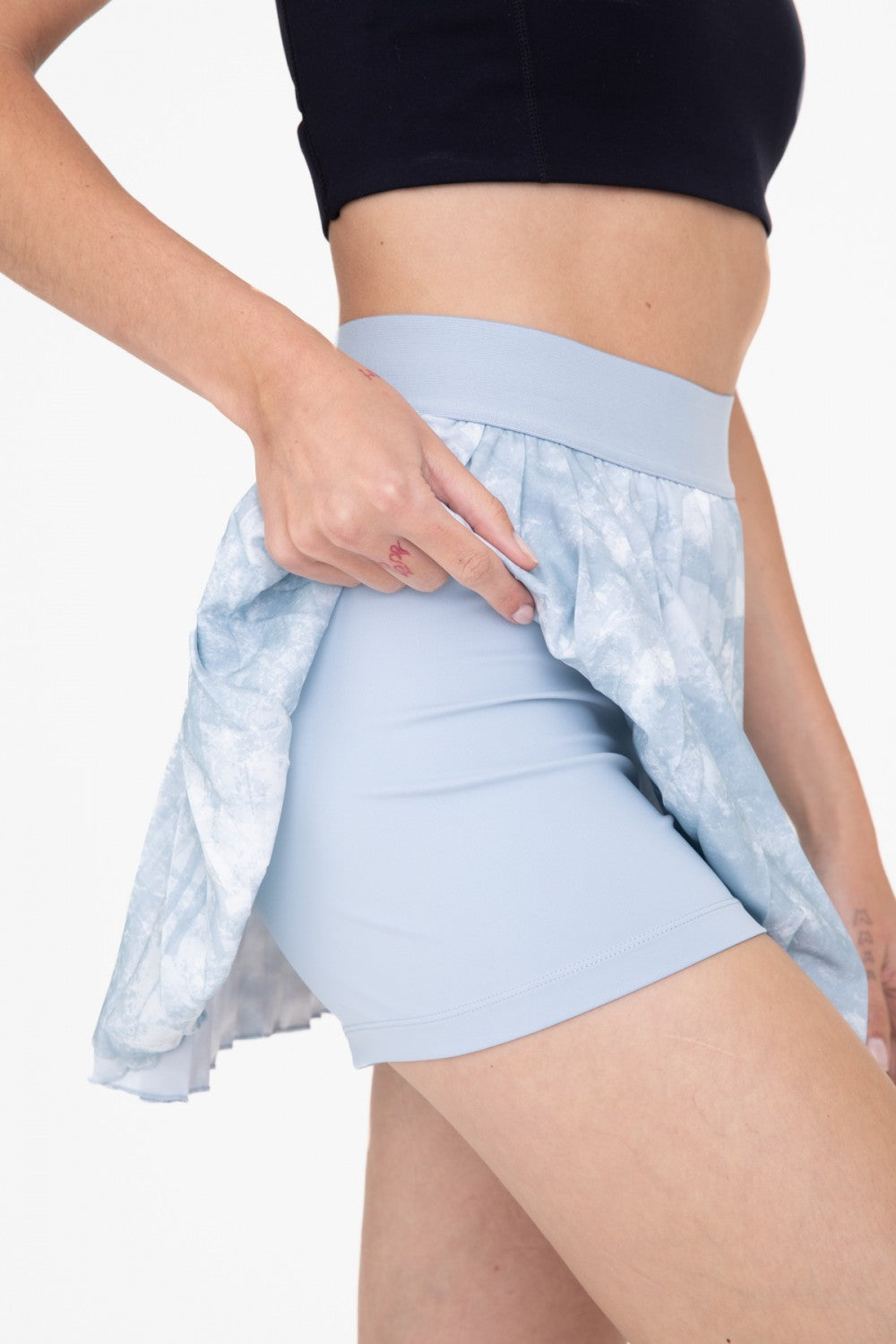 Blue- Candy Clouds Tennis Skort