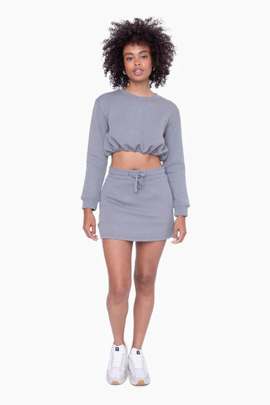 Moon Mist Quilted Skort