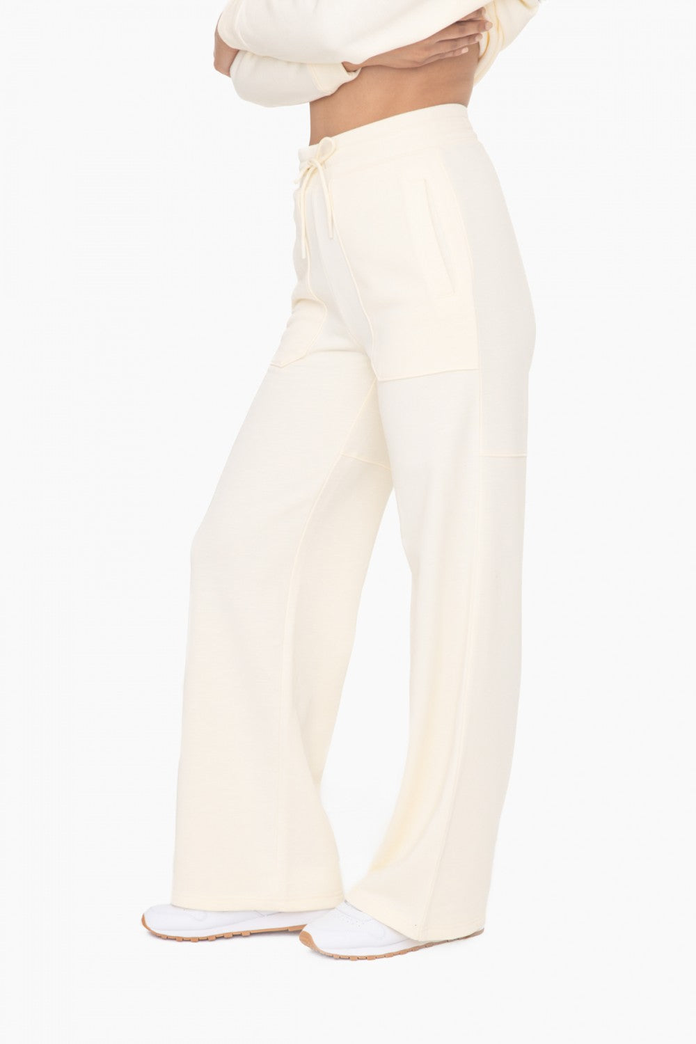 Cream French Terry Lounge Pants