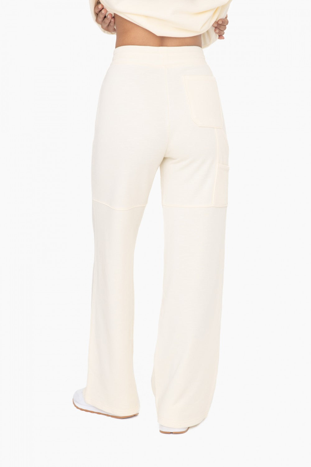 Cream French Terry Lounge Pants