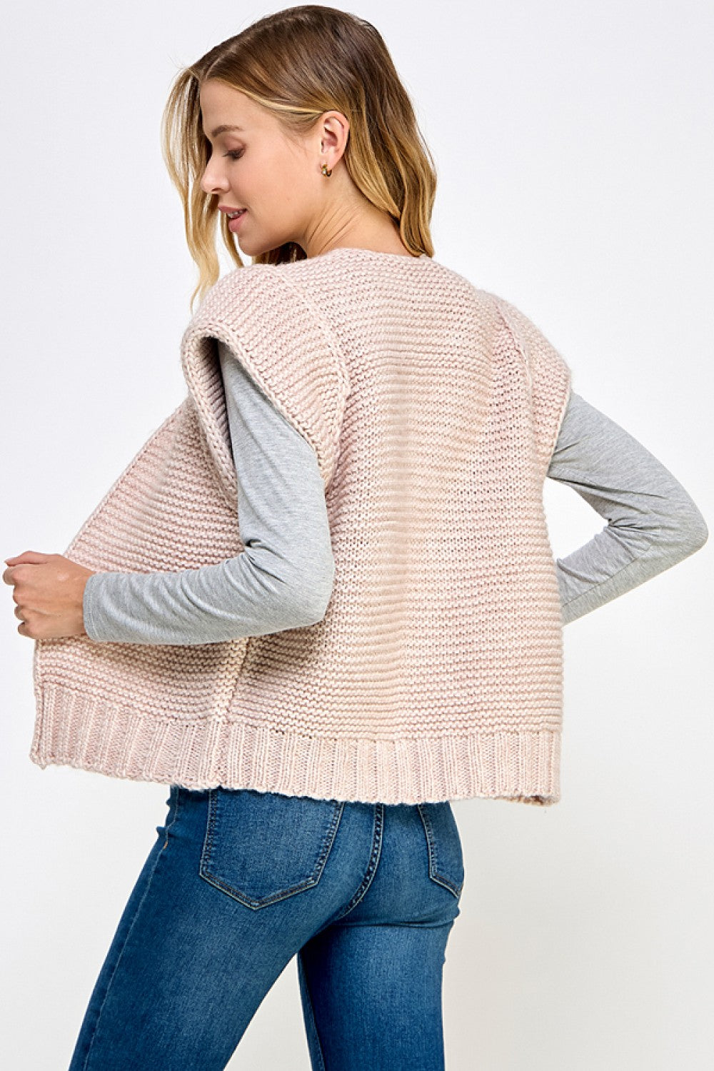 Cap Sleeve Sweater Cardigan