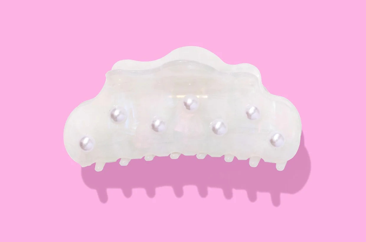 Iridescent Pearl Claw Clip