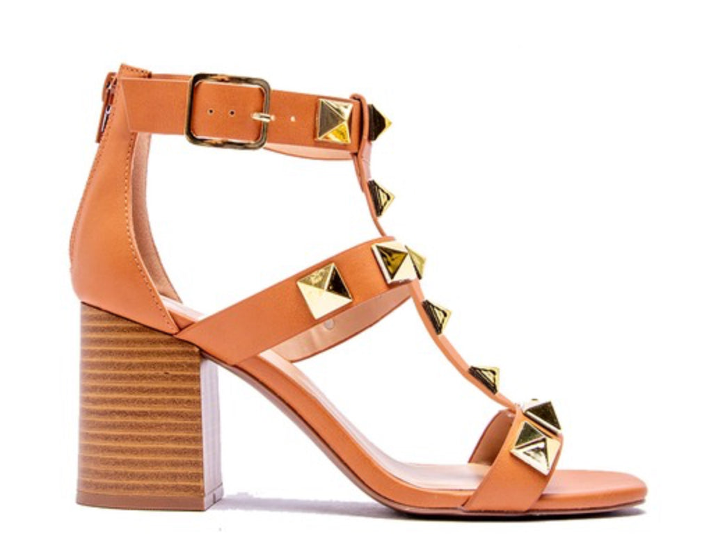 Camel Studded Heel