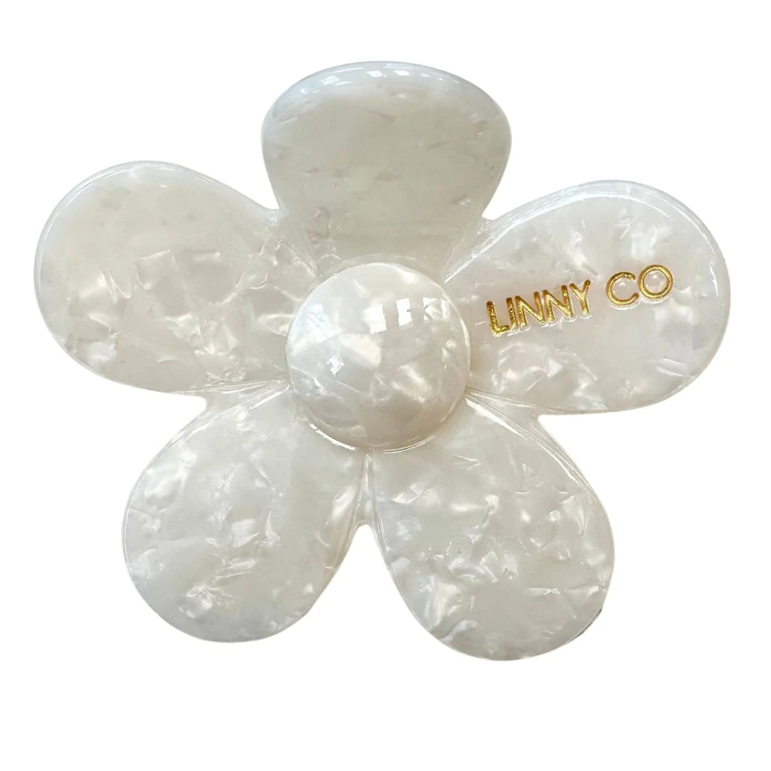 Gigi- Pearl White Hair Clip