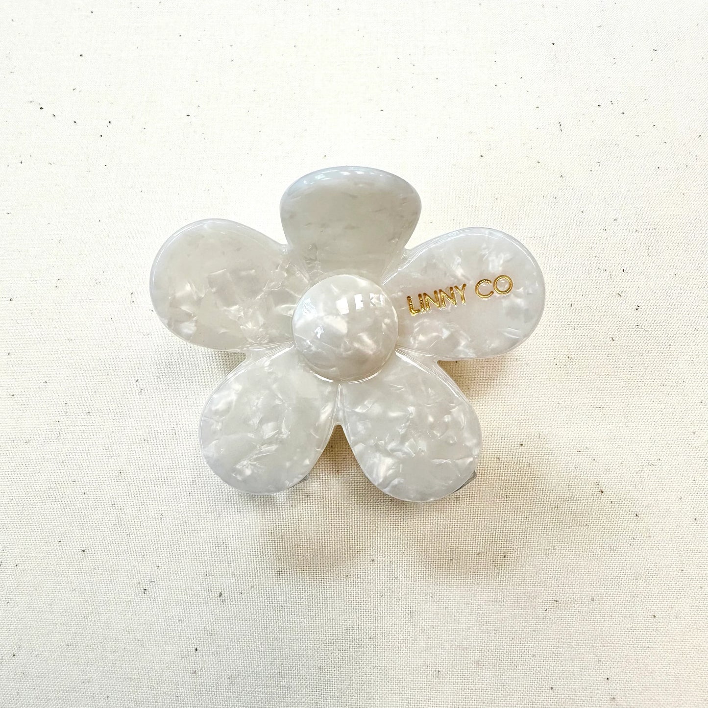 Gigi- Pearl White Hair Clip