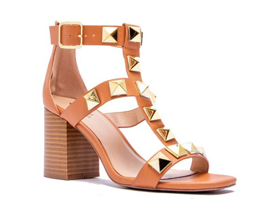 Camel Studded Heel