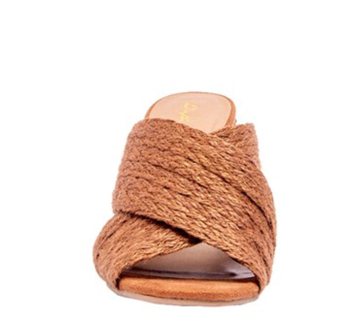 Camel Jute Heels