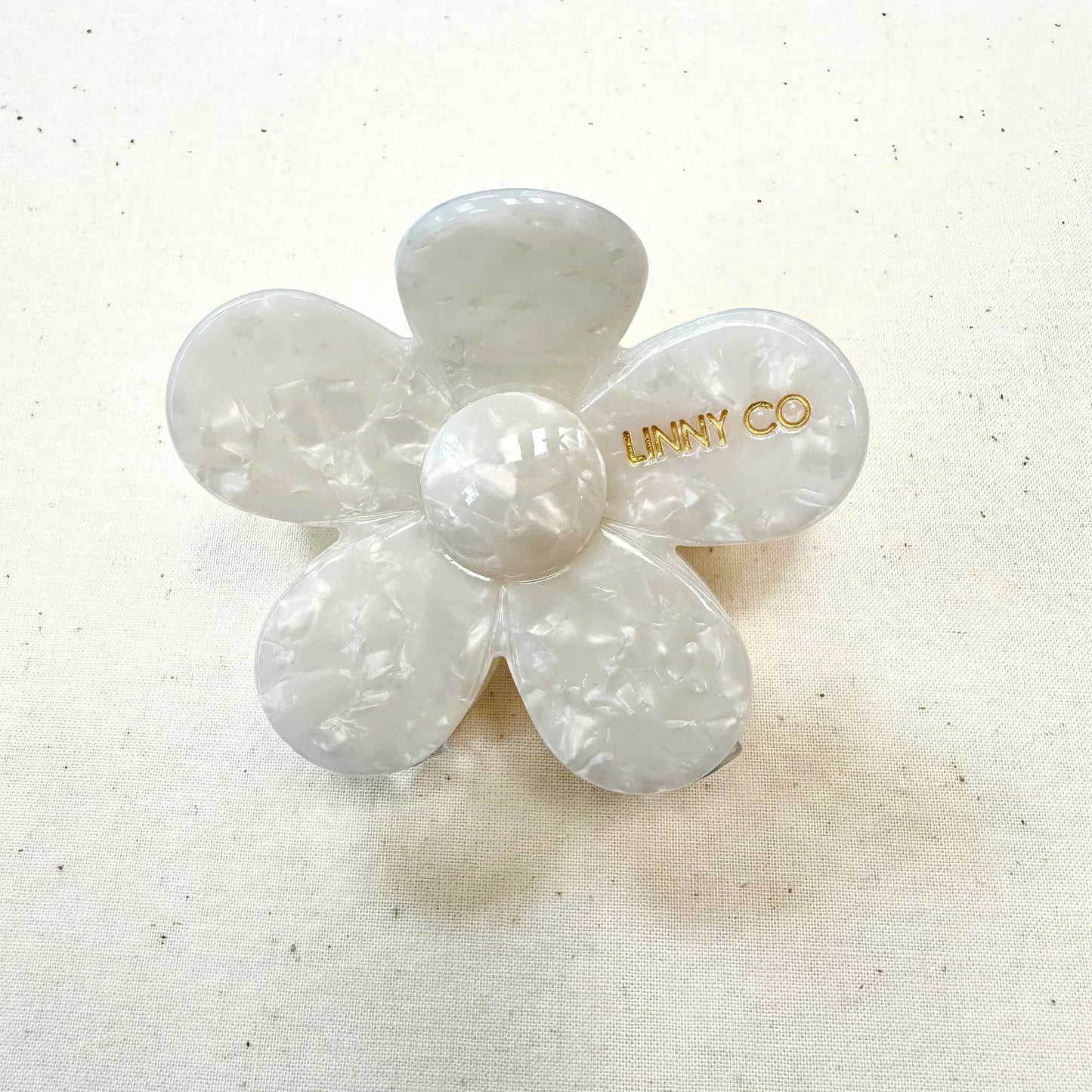 Gigi- Pearl White Hair Clip