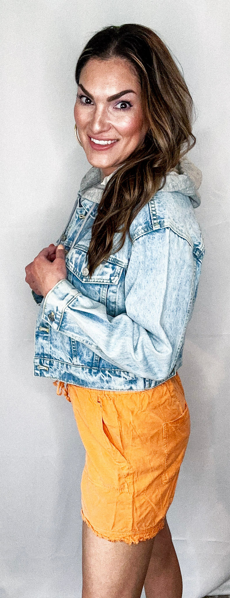 Blue Jean Baby Denim Hoodie Jacket