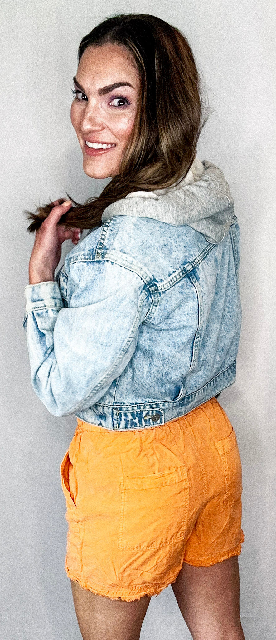 Blue Jean Baby Denim Hoodie Jacket