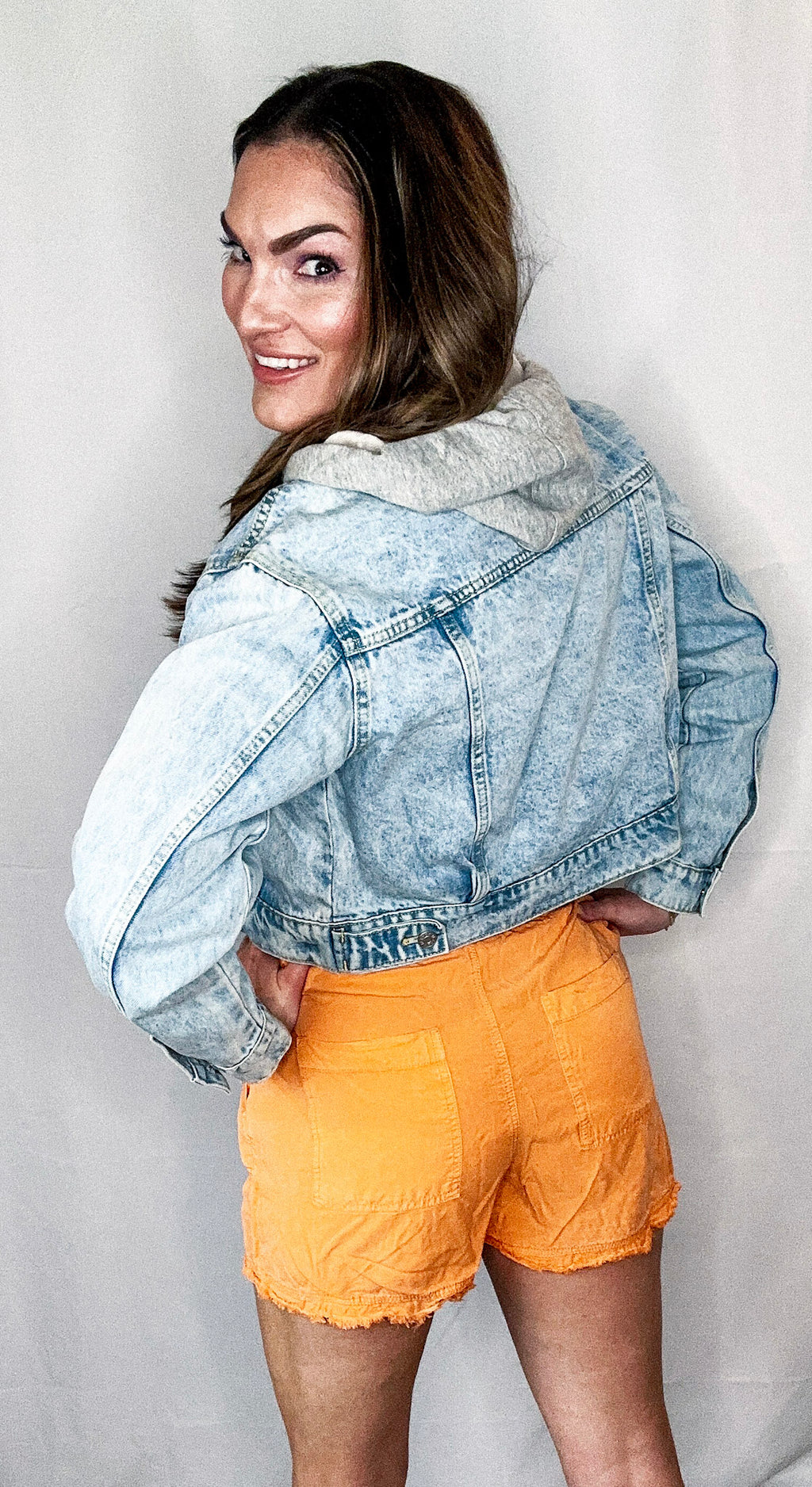 Blue Jean Baby Denim Hoodie Jacket