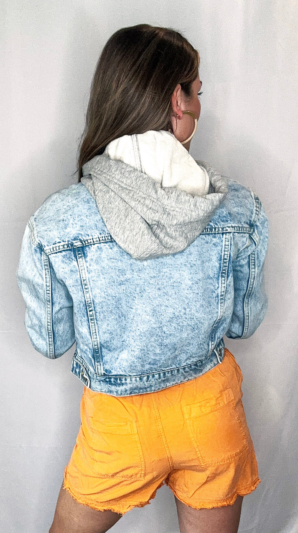 Blue Jean Baby Denim Hoodie Jacket