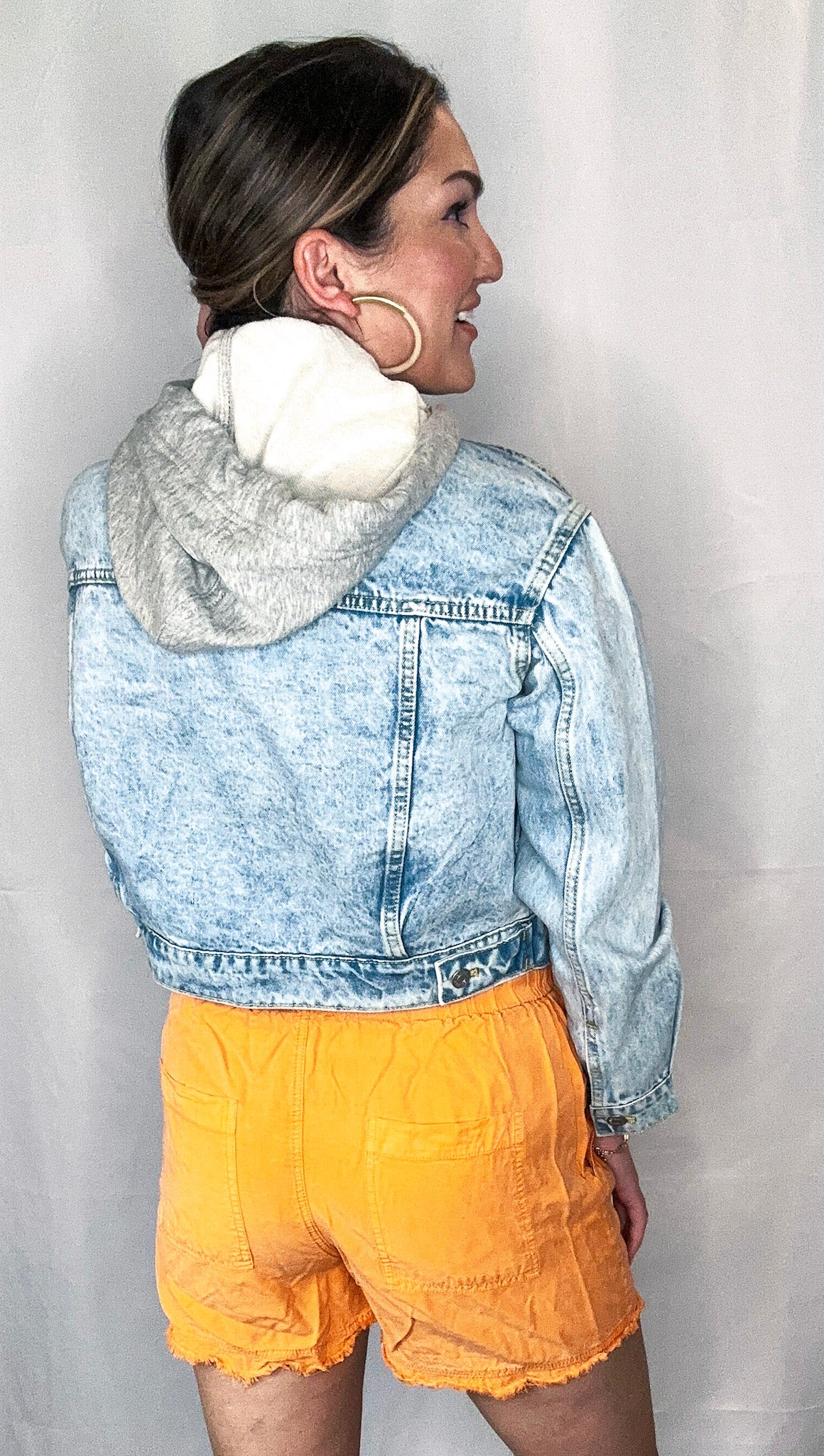 Blue Jean Baby Denim Hoodie Jacket