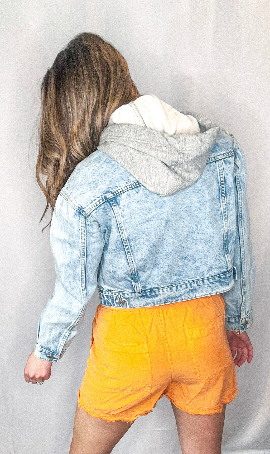 Blue Jean Baby Denim Hoodie Jacket