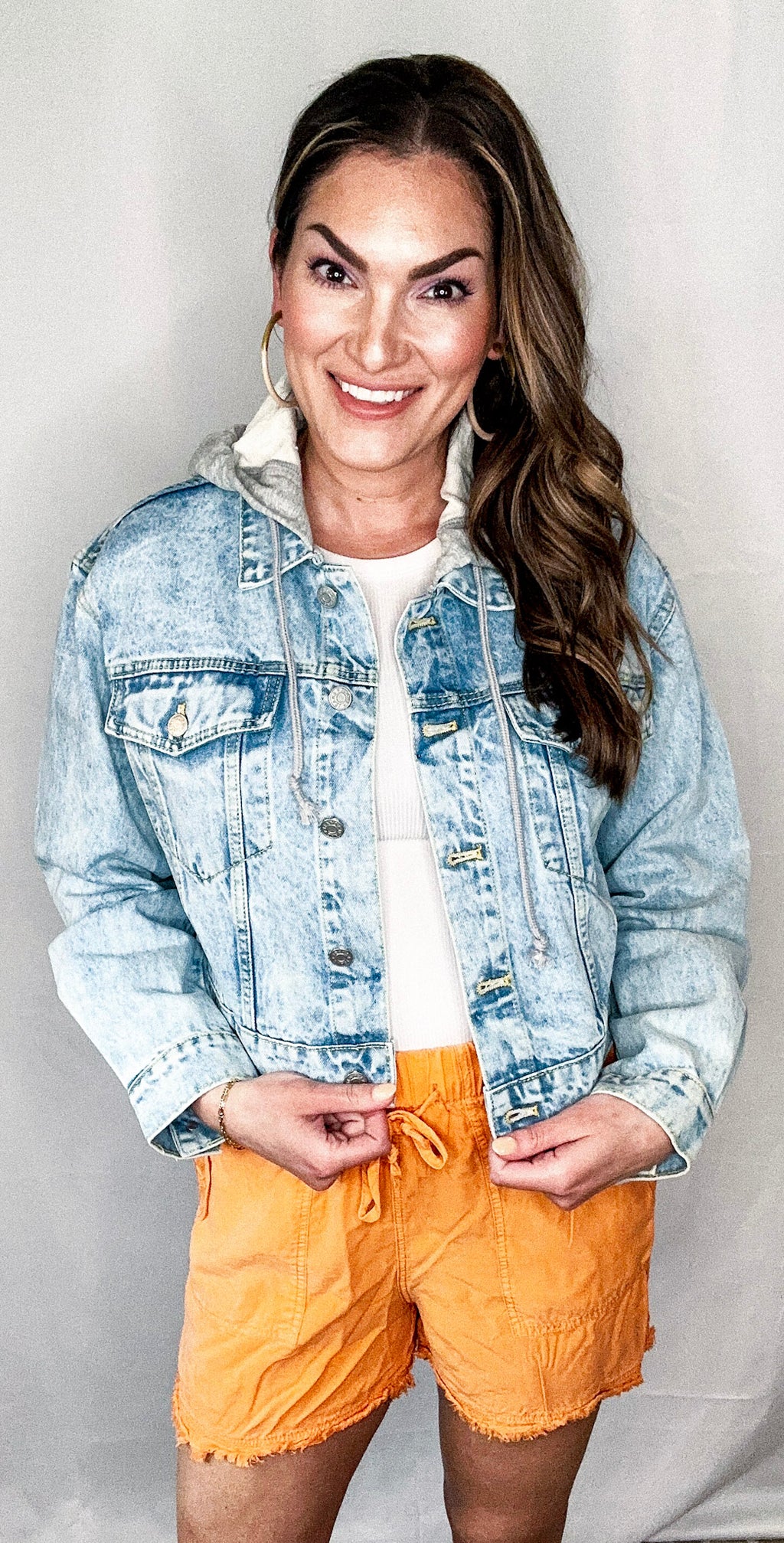 Blue Jean Baby Denim Hoodie Jacket