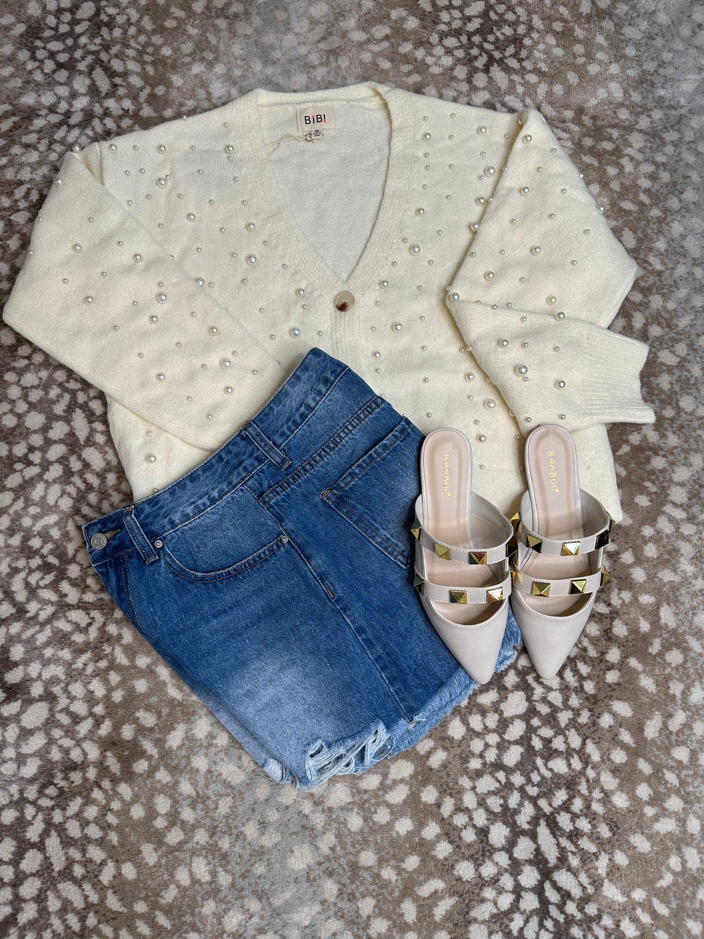 Pretty in Pearls Ivory Pearl Cardigan