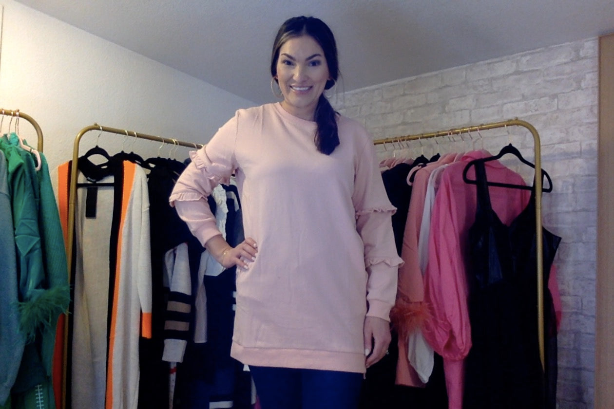 Blush Tunic Sweatshirt