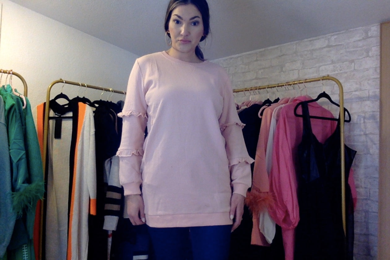 Blush Tunic Sweatshirt