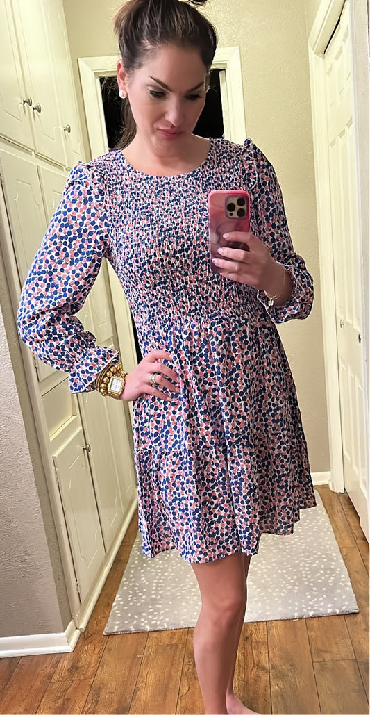 share a smile floral dress