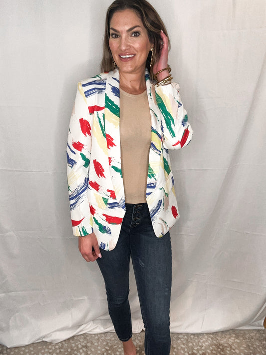 Let’s PAR-TEE Multicolor Blazer