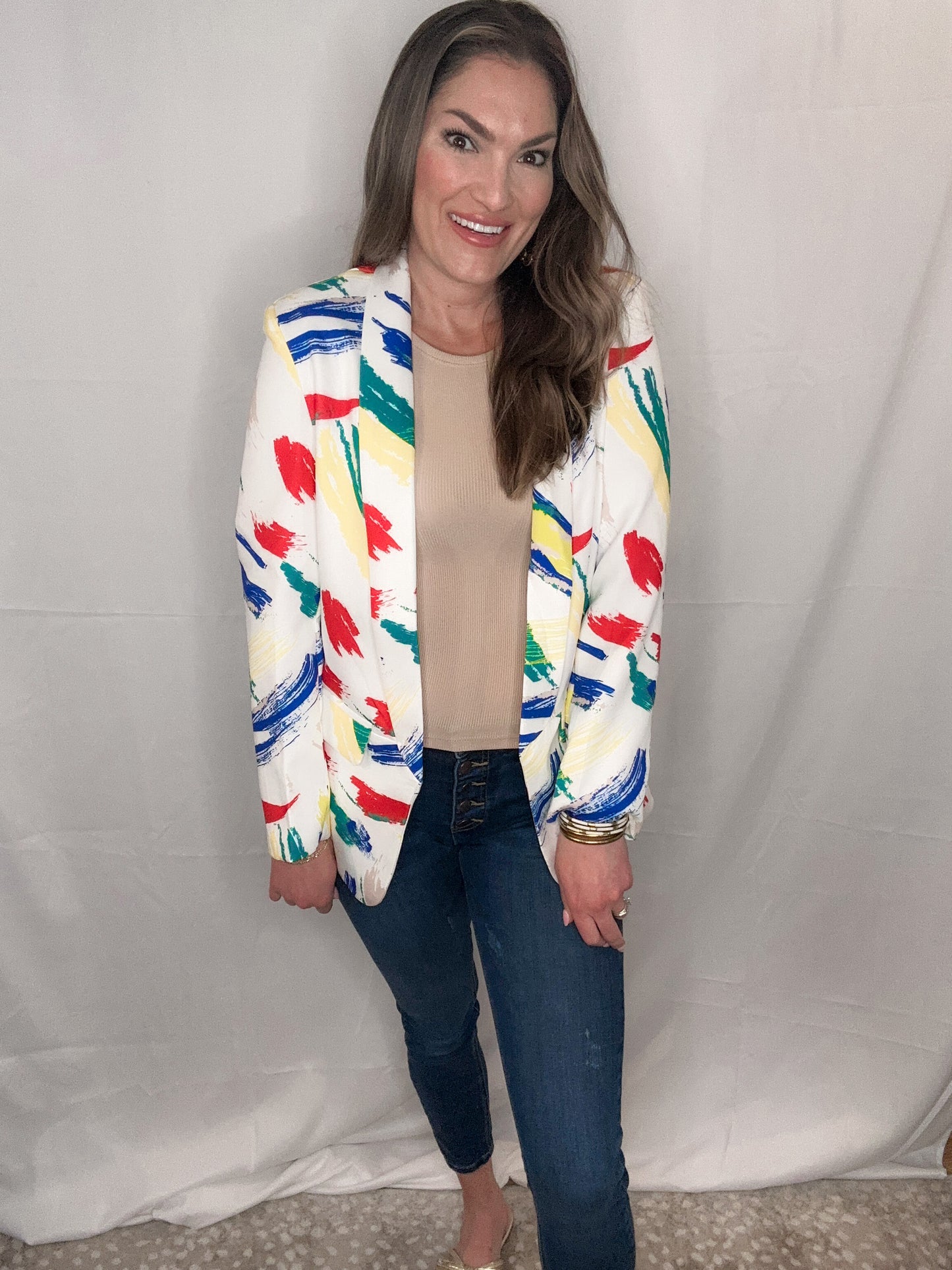 Let’s PAR-TEE Multicolor Blazer