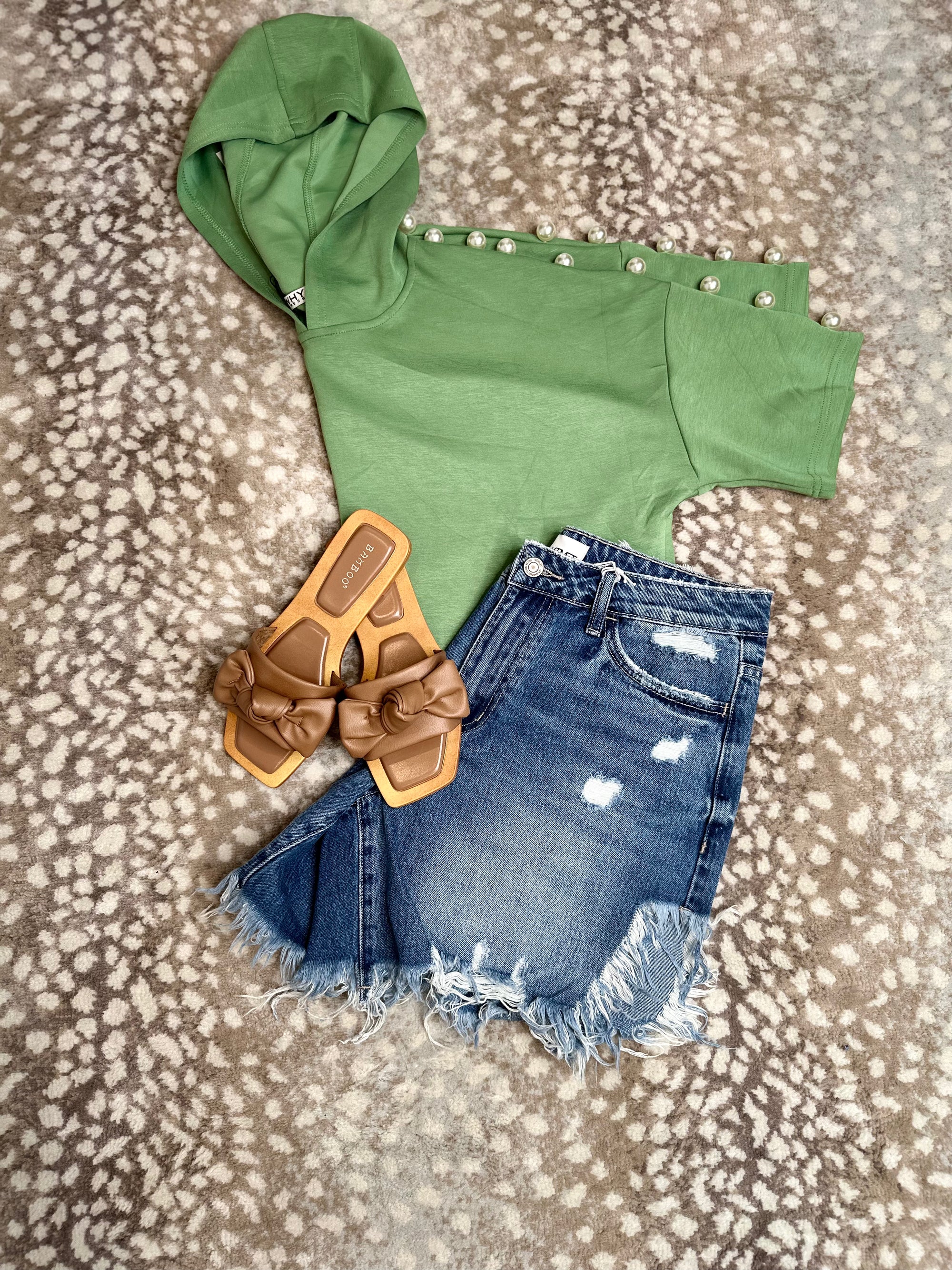 BOW-YOUtiful Sandals- Brown